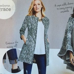 Cabi Zigzag Grey Jacket